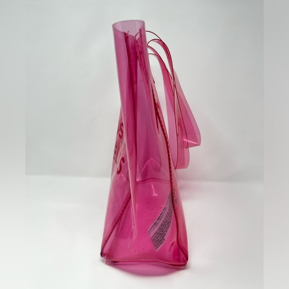 Pink Beach Tote Bag Summmer Vacation Travel Weekender Handbag Purse Tropical mom - Picture 5 of 17